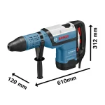 Rotomartillo Minero SDS Max 1700W 19 J BOSCH GBH 12-52 D - Imagen 7