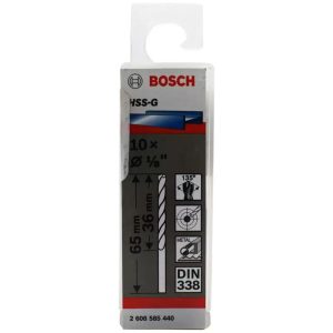 Broca Hss-G 1/8" X 65mm X 36mm