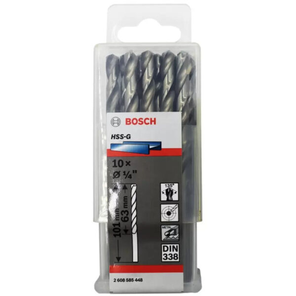 Broca Hss-G 1/4" X 101 mm X 63mm