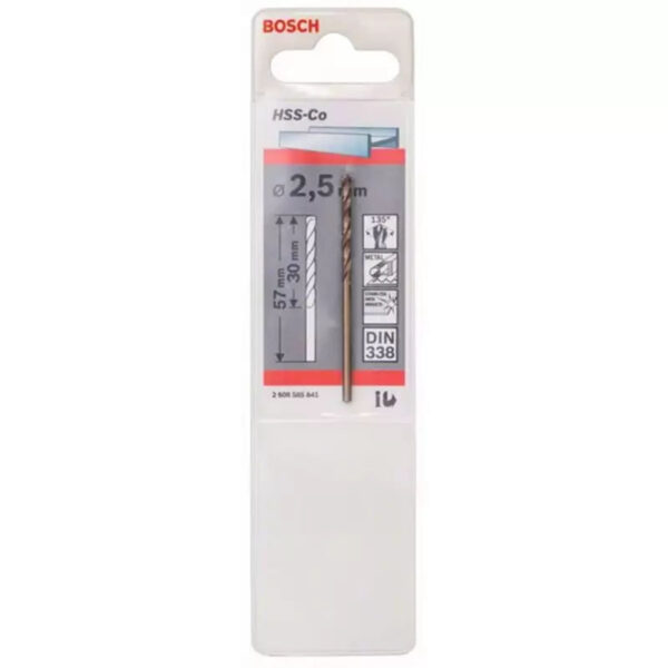 Broca Hss-Co 2,5 mm