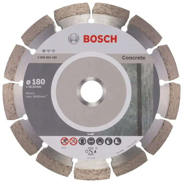 Disco Diamantado Segmentado para Concreto 7" 180 MM BOSCH