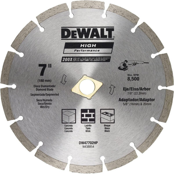 Disco Diamantado 7" Segmentado