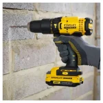 Taladro Percutor 1/2" 20V Fatmax + Ruteadora 1200W SRR1200-B2 STANLEY SCD711C2K-K7 - Imagen 2