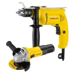 Taladro Percutor 1/2" 600W + Esmeril Angular 4 1/2" 750W SG7115-B2 STANLEY SDH600-K13