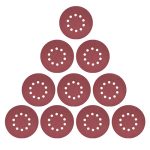 Pack de Discos de Lija grano 180 X 10 UND XCORT XAAP225180