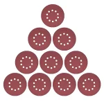 Pack de Discos De Lija P240 X 10 UND XCORT XAAP225240