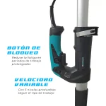 Lijadora Telescópica de Pared y Techo 1400W + Maleta SAIYAN F7238B - Imagen 2