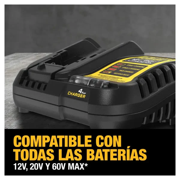 Cargador de Batería 12V/20V DEWALT DCB1104-B2 - Imagen 5
