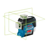 Nivel Láser Verde 360º 3 Líneas Bluetooth BOSCH GLL 3-80 CG + Receptor LR 7 - Imagen 5