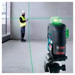 Nivel Láser Verde 360º 3 Líneas Bluetooth BOSCH GLL 3-80 CG + Receptor LR 7 - Imagen 6