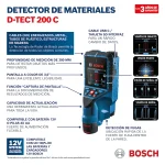 Escáner Detector de Materiales BOSCH D-Tect 200 C - Imagen 12