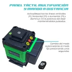 Nivel Láser Verde 12 Líneas + Trípode 1.5 metros SAIYAN NLLV12 - Imagen 2