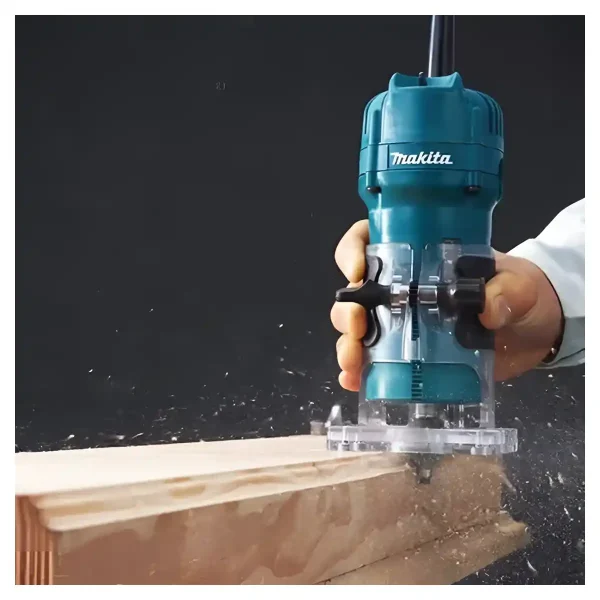 Fresadora Ruteadora de mano 1/4" 530W MAKITA MT M3700B - Imagen 3