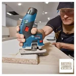 Fresadora Ruteadora Brushless 12V 6 mm/8 mm/1/4" BOSCH GKF 12V-8 Baretool - Imagen 3