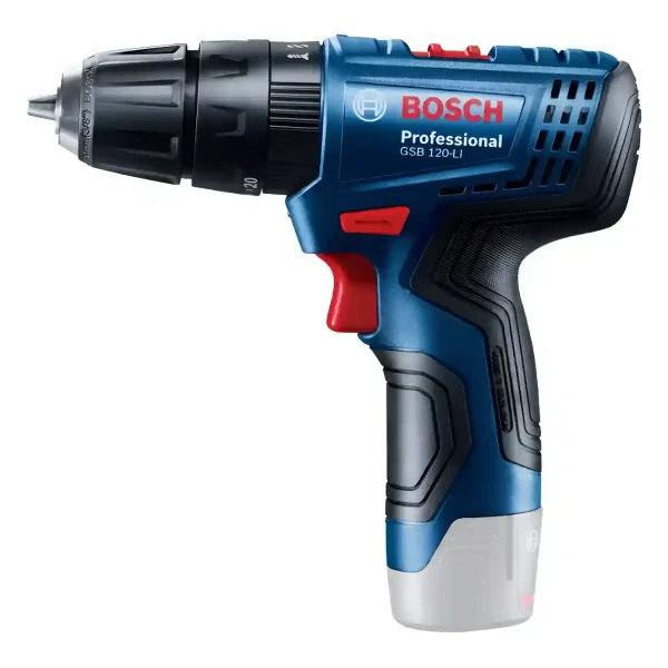 Taladro Atornillador Percutor 12V 3/8" 10 mm BOSCH GSB 120-LI Baretool - Imagen 2