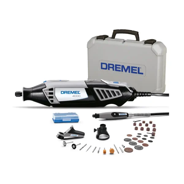 Minitorno 175W + Kit 36 Accesorios + 3 Aditamentos DREMEL 4000