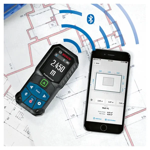 Medidor de Distancia Láser Verde 50M BOSCH GLM 50-27 CG - Imagen 9