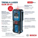 Medidor de Distancia Láser Rojo 25 metros BOSCH GLM 25-23 - Imagen 9