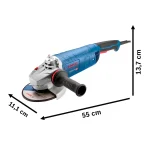 Esmeril Angular 9" 230 MM 2800W Hombre Muerto BOSCH GWS 28-230 HM - Imagen 6