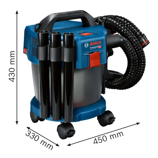Aspiradora Seco/Húmedo 10 Litros 18V BOSCH GAS 18V-10L Baretool - Imagen 5