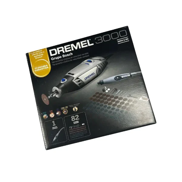 Minitorno 130W + Kit de 82 Accesorios Dremel 3000 - Imagen 9