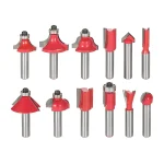 Set de 12 Fresas para Fresadora 1/4" XCORT XRBS12635 - Imagen 3