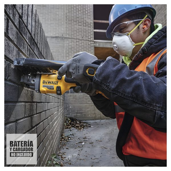 Esmeril Angular 4-1/2" 60V Flexvolt DEWALT DCG418B Baretool - Imagen 5