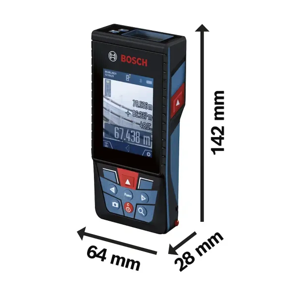 Medidor de Distancia Láser Rojo 150 metros BOSCH GLM 150-27 C - Imagen 5