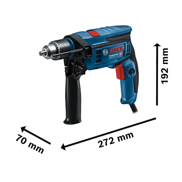 Taladro Percutor 1/2" 750W + Set de 23 Pzs BOSCH GSB 13 RE - Imagen 5