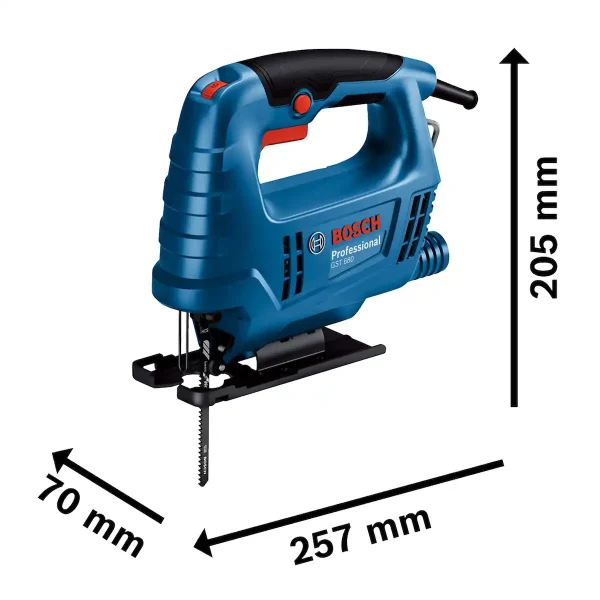Sierra Caladora 20 mm 500W BOSCH GST 680 - Imagen 6