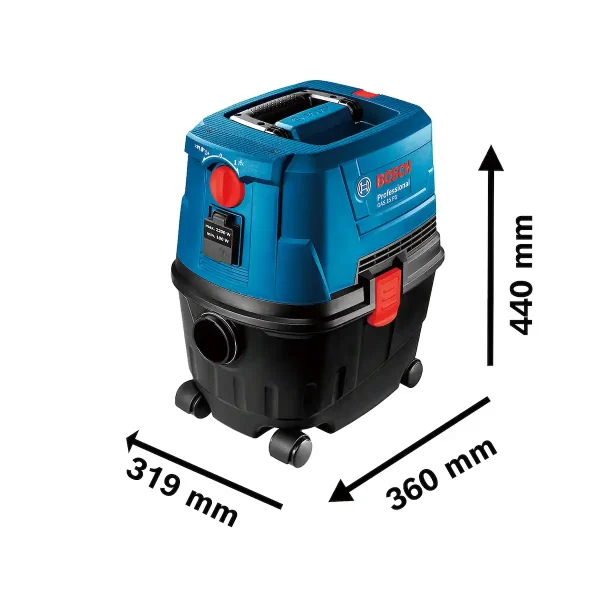 Aspiradora Húmedo/Seco 1100W BOSCH GAS 15 PS - Imagen 7