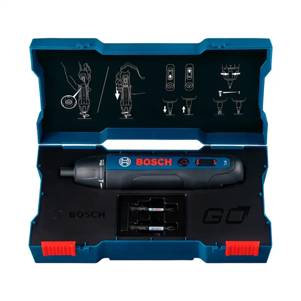 Destornillador Inalámbrico 1/4" 3.6V Professional BOSCH GO 2 - Imagen 5