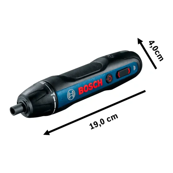 Destornillador Inalámbrico 1/4" 3.6V Professional BOSCH GO 2 - Imagen 6