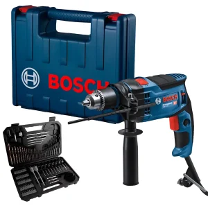 Taladro Percutor 1/2" 850W + Set de 103 Accesorios BOSCH GSB 16 RE (MP)