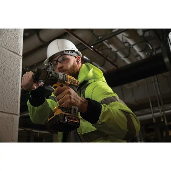 Taladro Percutor 1/2" 20V XR + 2 Bat. 5Ah + Cargador + Maleta Tstak DEWALT DCD996P2T-B2 - Imagen 6