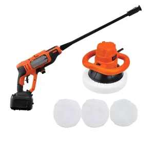 Hidrolavadora a Presión 20V BCPC20D1 + Pulidora Orbital 10" BLACK + DECKER KP12K-K3