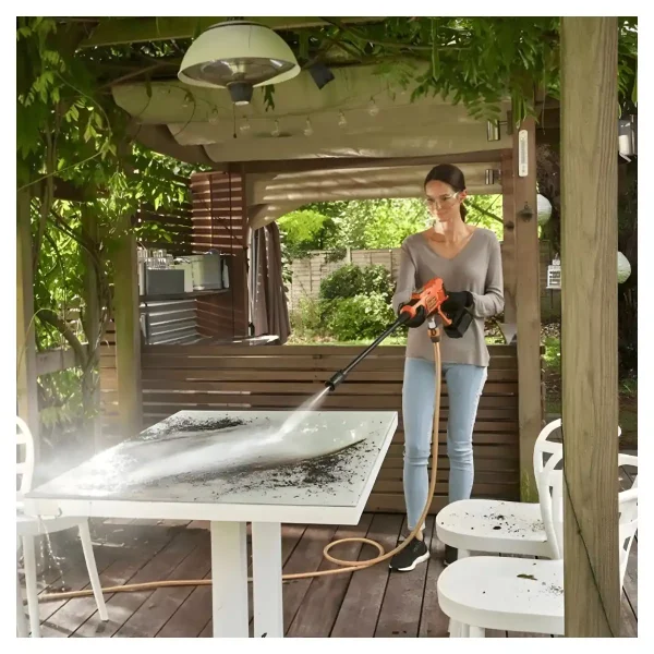 Hidrolavadora a Presión 20V BCPC20D1 + Pulidora Orbital 10" BLACK + DECKER KP12K-K3 - Imagen 5