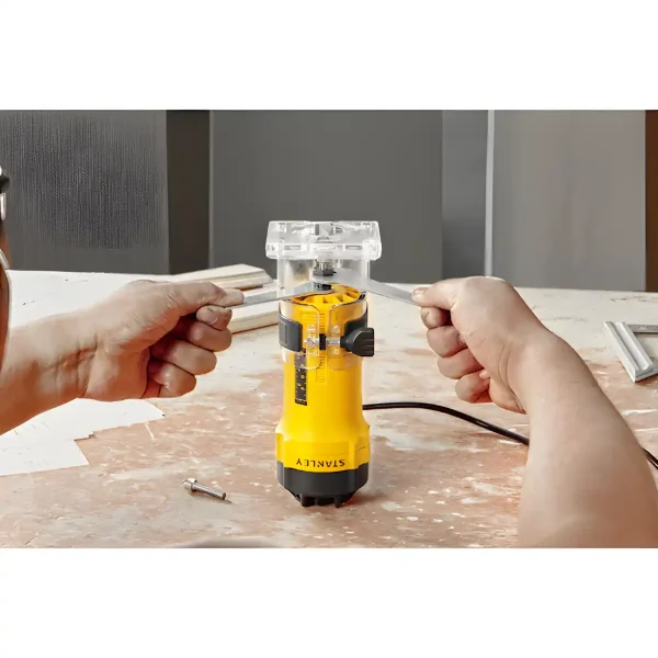 Fresadora Ruteadora de Palma 1/4" 550W STANLEY ST55-B2 - Imagen 6