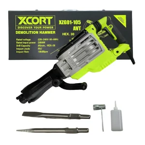 Martillo Demoledor Hexagonal 2600W 55 Joules XCORT XZG01-105.AVT