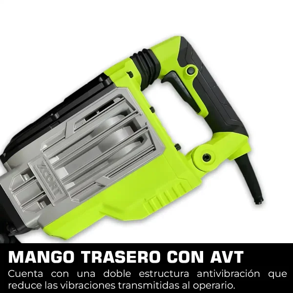 Martillo Demoledor Hexagonal 2600W 55 Joules XCORT XZG01-105.AVT - Imagen 2