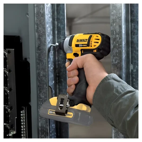 Taladro Percutor 1/2" + Atornillador de Impacto 1/4" 20V DCK222D2-B2 + Set de 100 Pzas DEWALT DT71563-QZ - Imagen 9