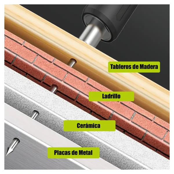 Pistola de Clavos Manual 13 MM para Drywall XCORT 309-3013 - Imagen 4