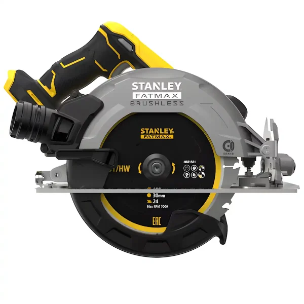 Sierra Circular 7 1/4" 20V Fatmax + 2 Bat. 2Ah + Cargador + Maleta STANLEY SBC550D2K-B2 - Imagen 3