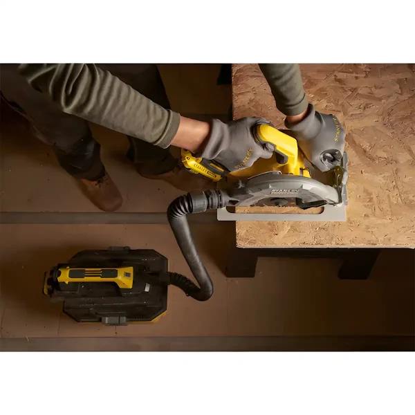 Sierra Circular 7 1/4" 20V Fatmax + 2 Bat. 2Ah + Cargador + Maleta STANLEY SBC550D2K-B2 - Imagen 5