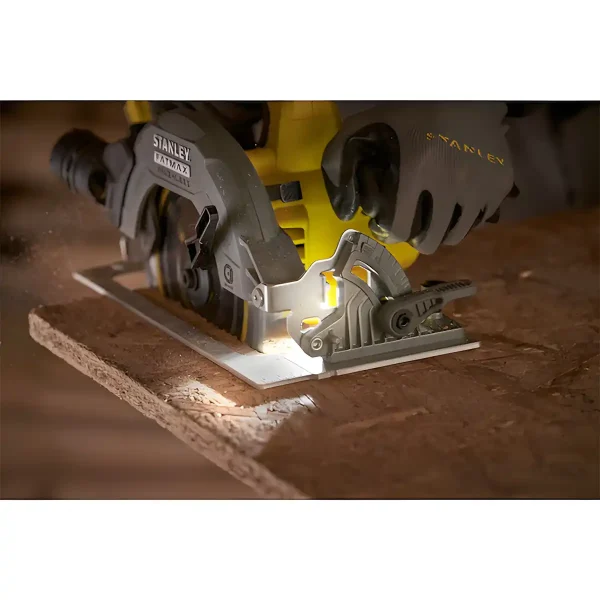 Sierra Circular 7 1/4" 20V Fatmax + 2 Bat. 2Ah + Cargador + Maleta STANLEY SBC550D2K-B2 - Imagen 7