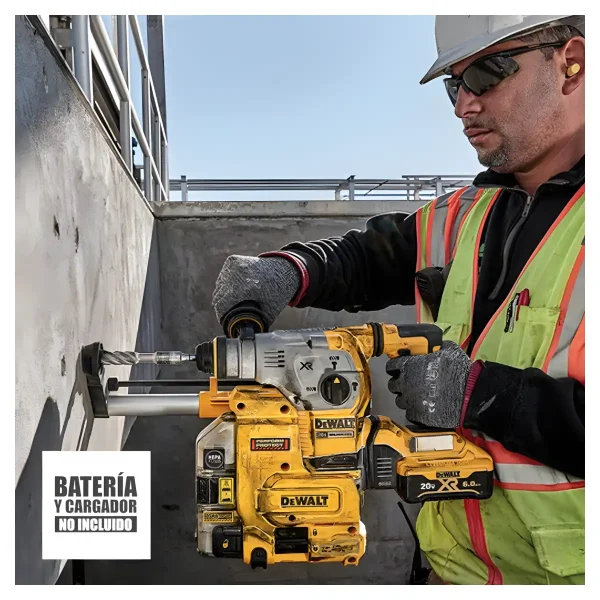 Rotomartillo SDS Plus 20V XR 3.5 Joules Baretool DEWALT DCH293B - Imagen 5