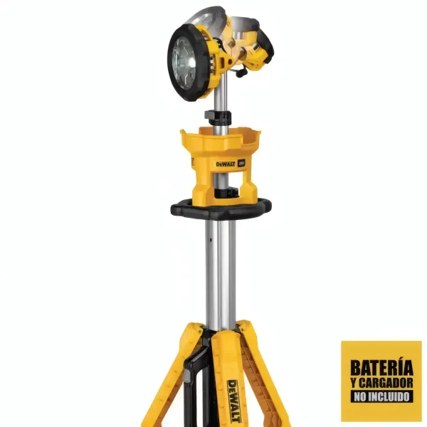Linterna de Trabajo 3000 Lm 20V con Trípode Baretool DEWALT DCL079B - Imagen 4