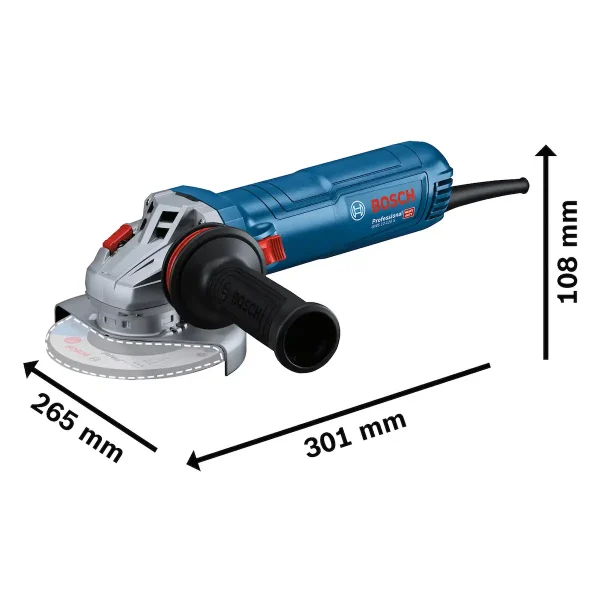 Esmeril Amoladora Angular 5" 125MM 1200W BOSCH GWS 12-125 S - Imagen 6