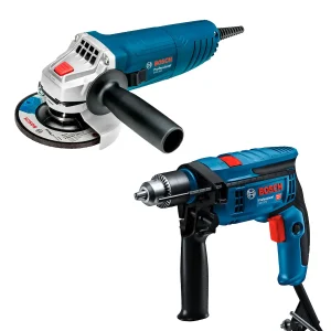 Taladro Percutor 1/2" 750W GSB 13 RE + Esmeril Amoladora Angular 4-1/2" GWS 850 BOSCH