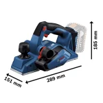 Cepilladora 18V 82MM Brushless Baretool BOSCH GHO 185-Li - Imagen 7